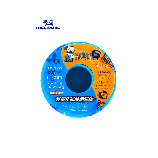 MECHANIC SOLDADURA DE ALTA CALIDAD 0.4 MM 40 gr TY-V866