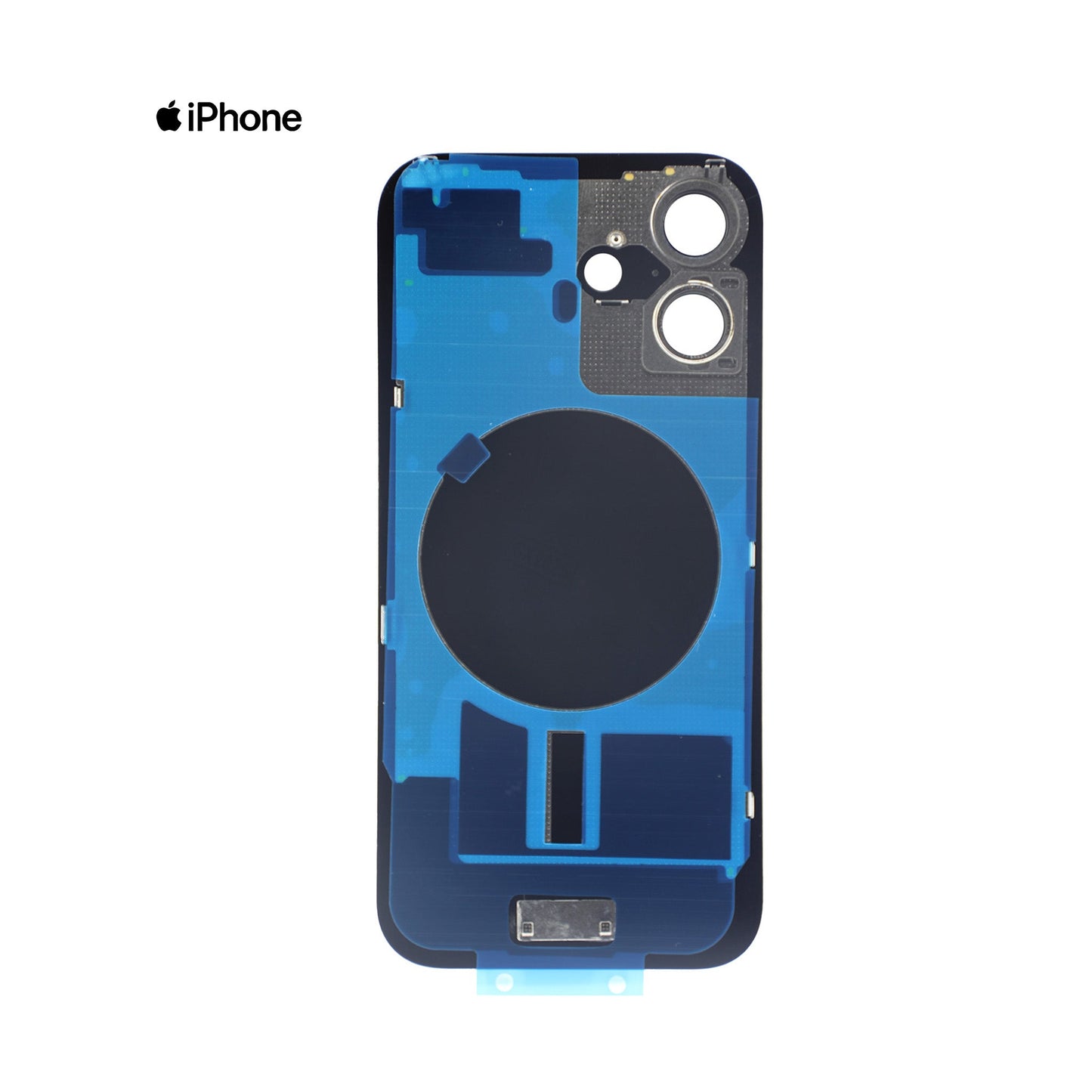 TAPA IPHONE 16 NEGRO CON CLIP