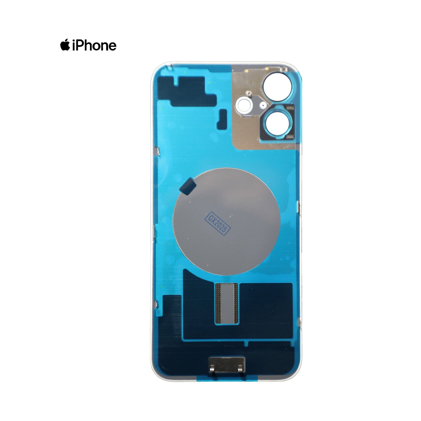 TAPA IPHONE 16 PLUS BLANCO CON CLIP