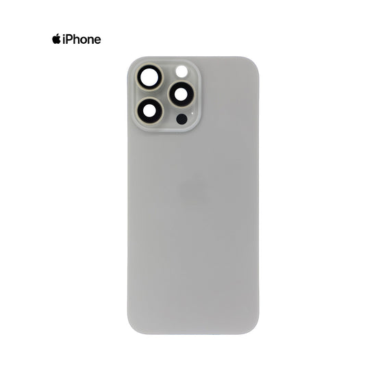 TAPA IPHONE 16 PRO MAX GRIS CON CLIP