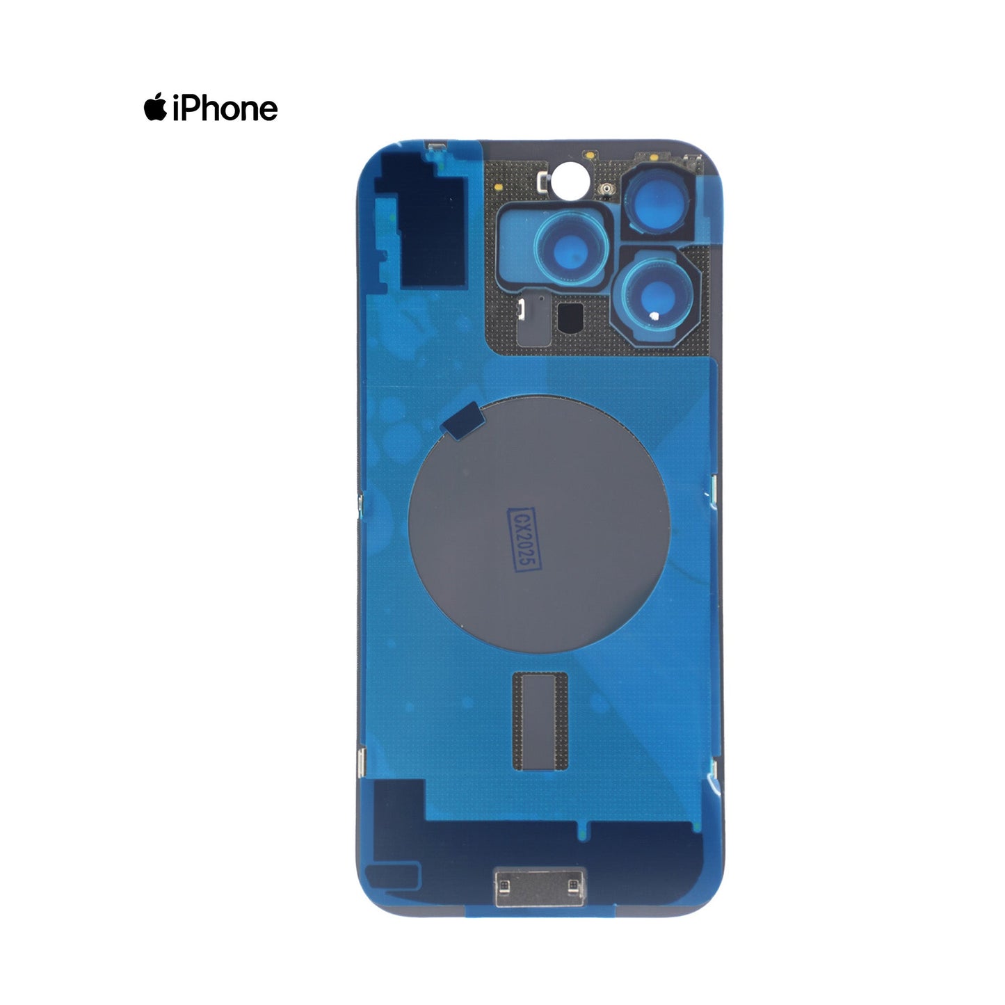TAPA IPHONE 16 PRO MAX GRIS CON CLIP