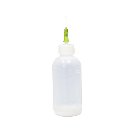 DISPENSADOR DE ALCOHOL CON AGUJA , 50 cc