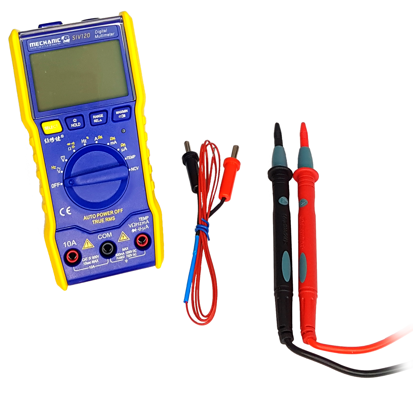 MECHANIC MULTIMETRO DIGITAL DE BOLSILLO SIV120 DE USO